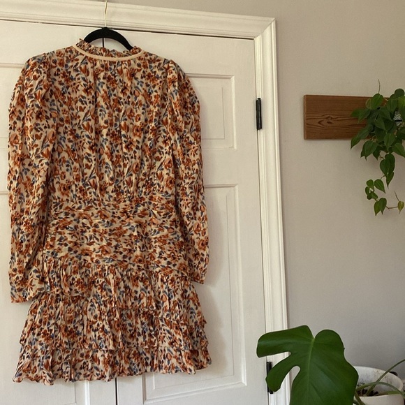 Ulla Johnson Dress Marielle Floral-print Puff-sleeve MiniDress Size 4 Mini Dress - Picture 13 of 17